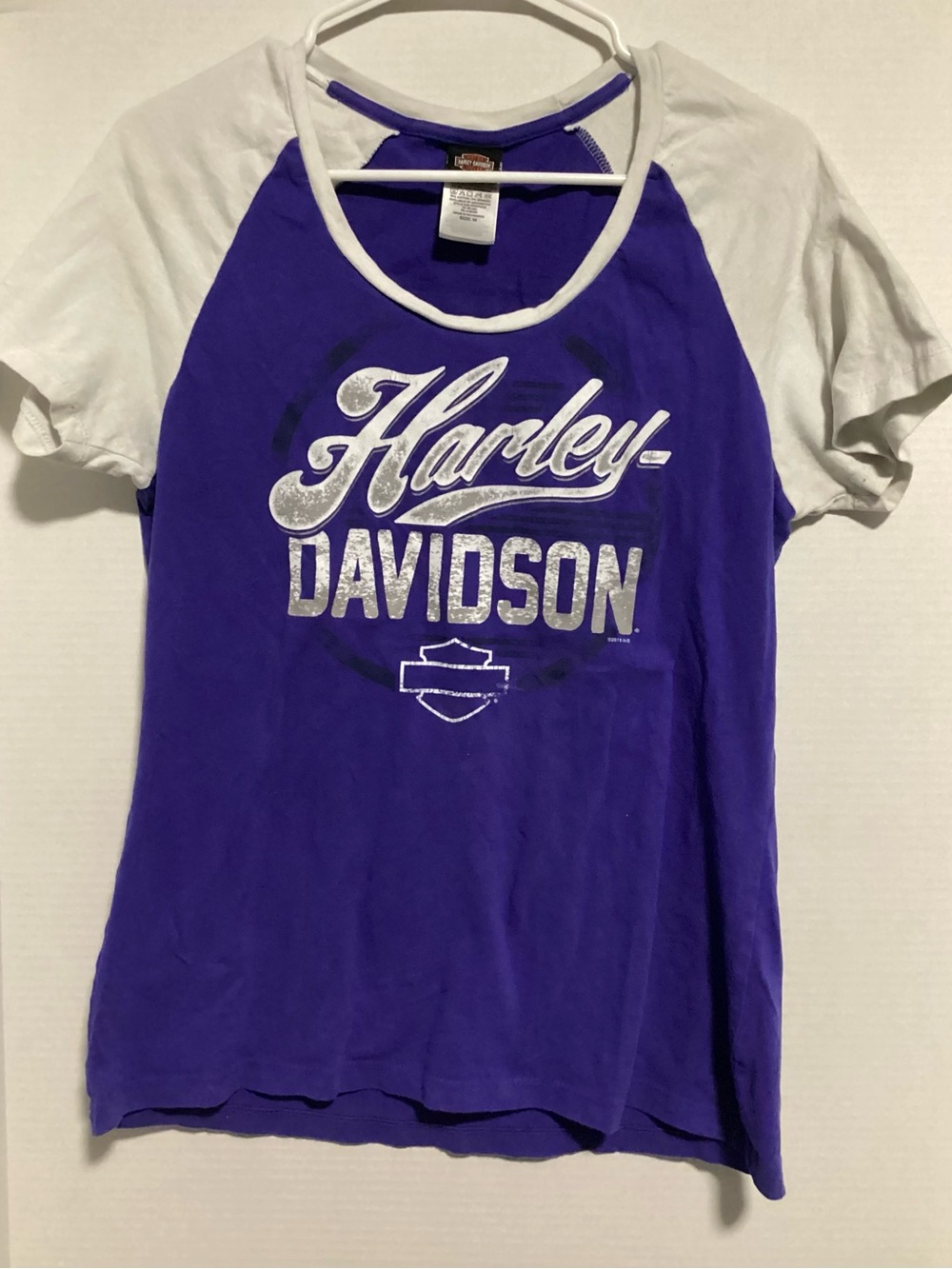 Harley-Davidson blue & White Logo Tee